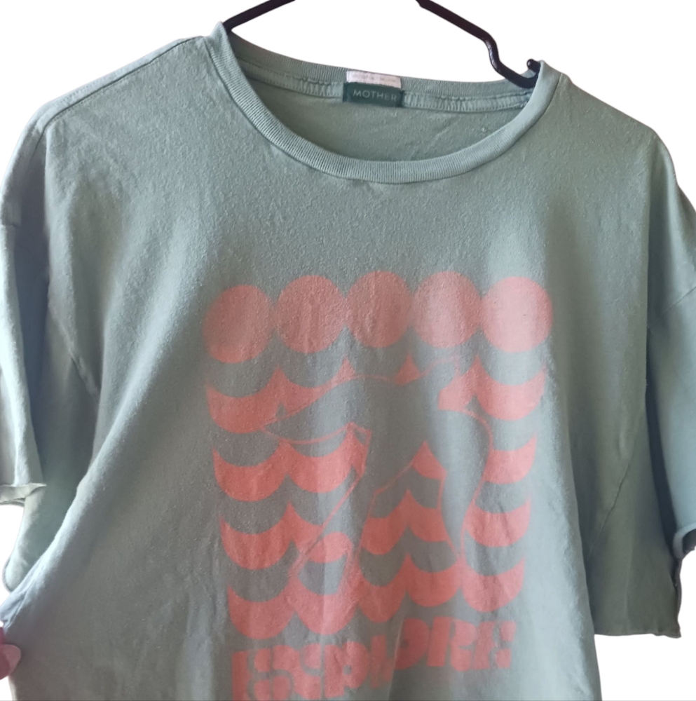 Mother Women’s Green Graphic Tee